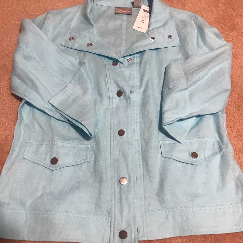 Chico’s linen jacket - Picture 1 of 10